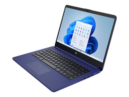 HP Stream 14s-dq0012na 14in Celeron 4GB 128GB Laptop - Blue