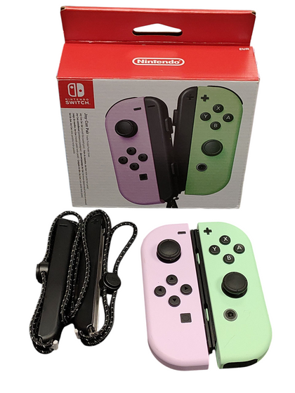 Nintendo Switch Joy Cons Pastel Purple & Pastel Green **Boxed**