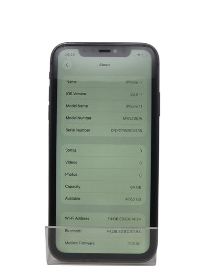 Apple iPhone 11 64GB - 2 YEAR WARRANTY