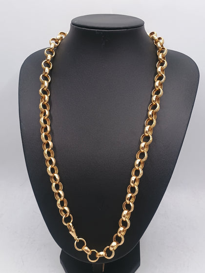 9ct Belcher necklace