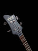 DX Schector Diamond Series Nicky Sixx 4-Stringed Electric Bass Signature Guitar - Black - Left Handed