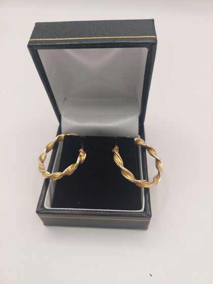 9k Gold Earrings 2.31G Hallmarked(375)&Tested