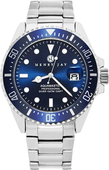 Henry Jay Men's Specialty Aquamaster Professional Dive Watch