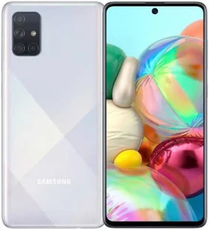 Samsung Galaxy A71 128GB Dual Sim Prism Crush Silver ** Any Network **