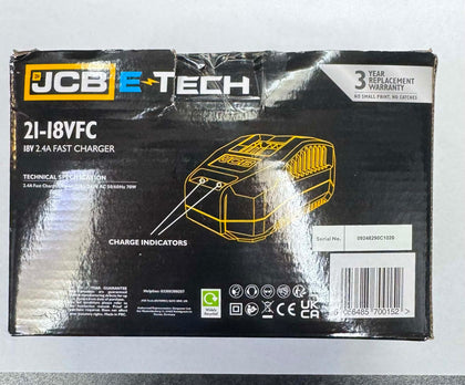 JCB 18V 2.4A Fast Charger