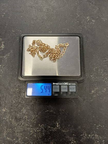 9ct Yellow Gold Lightweight Curb Chain (20