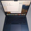 MacBook Air 15,12/M3 (8-CPU 8-GPU)/8GB Ram/256GB SSD/13"/Midnight - 96% Battery Health - 130 Cycle Count - Unboxed