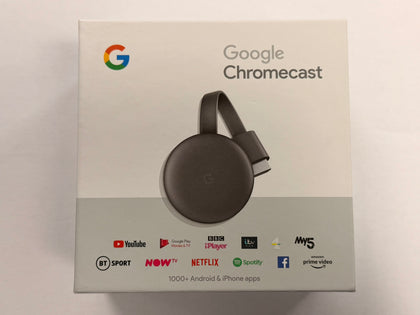 Google Chromecast 3rd gen boxed