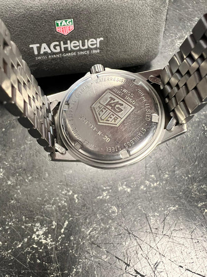 TAG HEUER WD1211 K20 1500 Series Professional Watch Graphite Face
