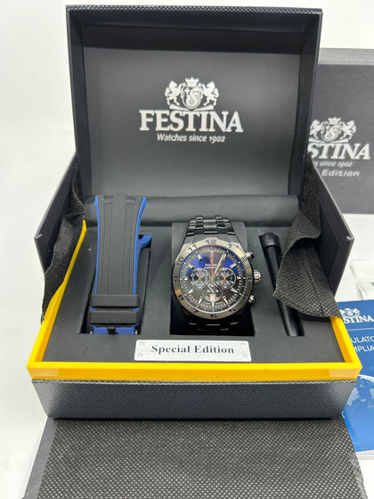 Festina Men's Blue Special Editions Stainless Steel Watch Bracelet F20673