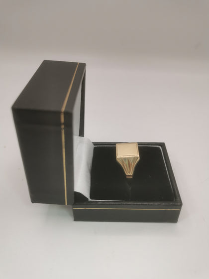 9K Gold Ring 7.27G Hallmarked(375) and Tested Size S