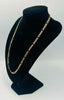 9CT HALLMARKED 375, YELLOW GOLD FIGARO STYLE CHAIN, 24'', 27.1G, BOXED