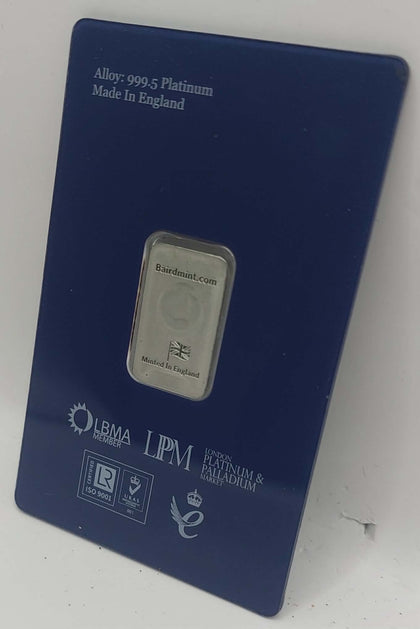 999.5 Platinum Bar  2.835g Baird & Co