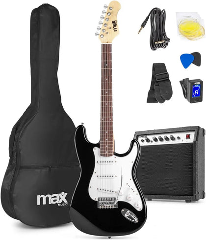 MAX GigKit Beginner Electric Guitar Kit. *Collection Only*
