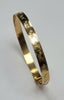 9ct Gold Baby Bangle Patterned