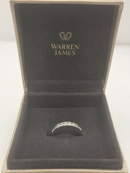 9ct HM White Gold Ring 1.99