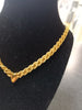 20" 9ct Gold Rope Necklace 6.2g