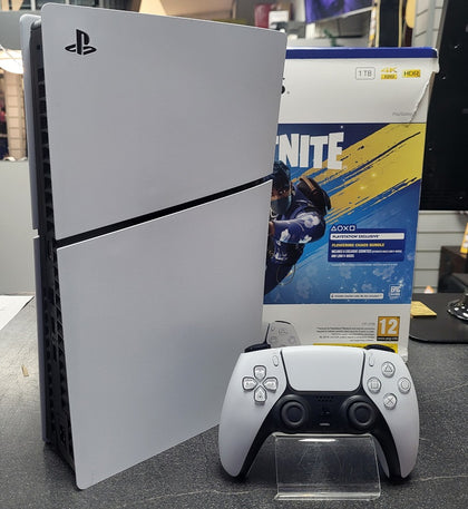 Playstation 5 Slim Console - 1TB - White - Boxed - With Controller (No games/DLC Included)