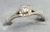 18ct White Gold Diamond Ring P