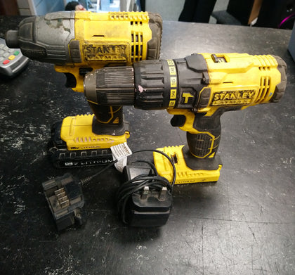 Stanley Drill & Impact Driver Set