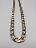 9ct gold square link chain