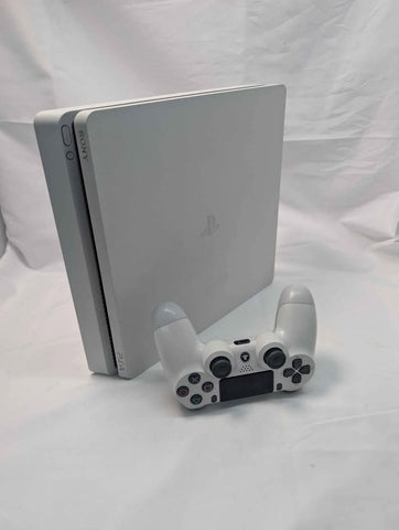 Sony PlayStation 4 Slimline (PS4 Slim) Home Gaming Console - 500GB - White - Unboxed With Pad