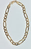 8" 9ct Figaro Bracelet with lobster clasp