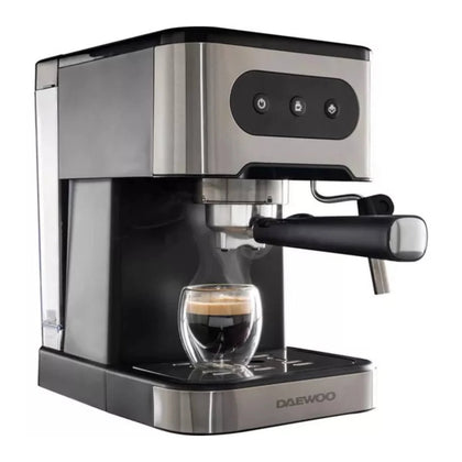 Daewoo 20-Bar Espresso Coffee Maker with Steam Wand