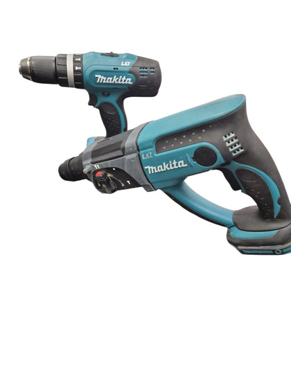 MAKITA DHP453+DHR202 DRILL SET - 3 BATTERIES / 1 CHARGER