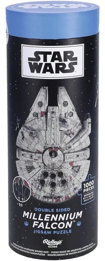 Ridley's Games Star Wars Millennium Falcon Double-Sided Jigsaw Puzzle