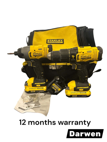 Stanley FatMax V20 18V Cordless Combi Drill and Impact Driver