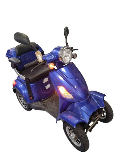 GreenPower Fastest In Blue Mobility Scooter With Built In Alarm & Lights - With Keys & Charger