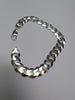 Brand new silver flat curb bracelet