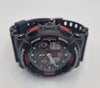 Casio G-Shock GA-100 Men's black and red shock proof digital time zone watch BOXED