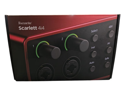 Factory Sealed  Focusrite Scarlett 4i4 4th Gen Boxed