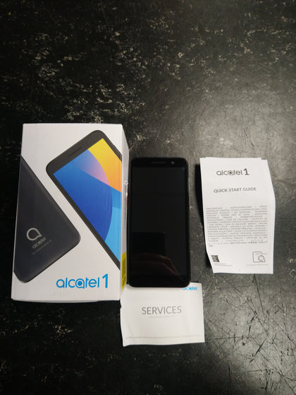 Alcatel 5033x 4G Smartphone 8GB Storage Unlocked SIM - Black.
