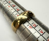 9ct gold wedding ring size S 1/2