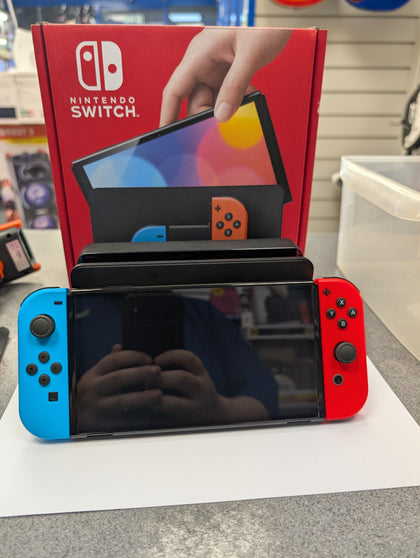 Nintendo Switch OLED - Neon Blue/Neon Red
