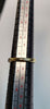 9ct Yellow Gold Ring with Blue & Clear Stones - Size M - 4.81g total