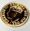 22ct gold half sovereign King Charles III 2023