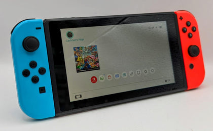 Switch Console, 32GB HAC-001-01 + Neon Red/Blue Joy-Con, Boxed