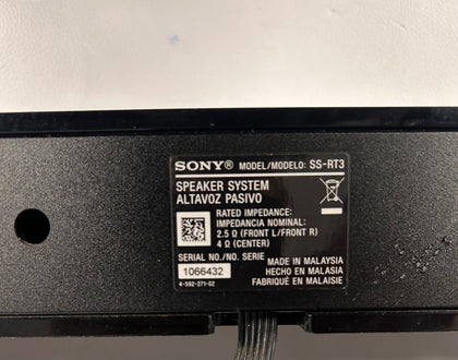 SONY HT-RT3 Soundbar + Subwoofer + Speakers