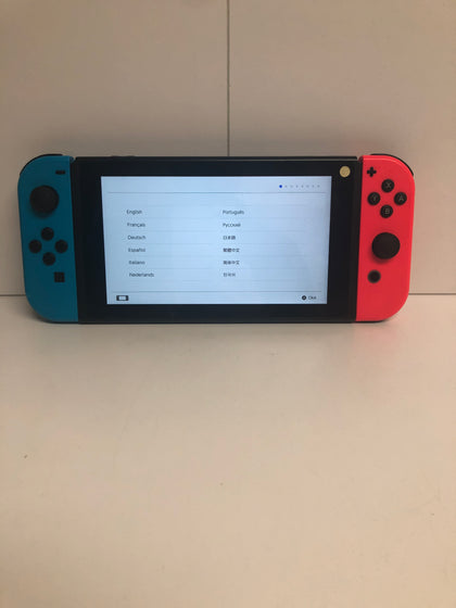 Nintendo Switch Console - Neon Red/Blue no dock with replaceable charger