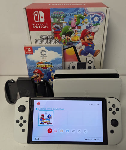 Nintendo Switch OLED Model (White)  &  1 game