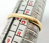 9ct yellow gold keeper ring size P 1/2