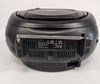 Goodmans Cd Retro Boombox Fm Radio Mains Or Battery Bluetooth - Black