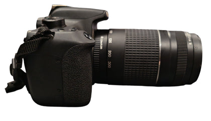 Canon EOS 1200D+ EF 75-300MM 1:4-5.6 III zoom lens