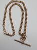 9ct Rose Gold Double Albert Bracelet/Chain (Hallmarked on each link)