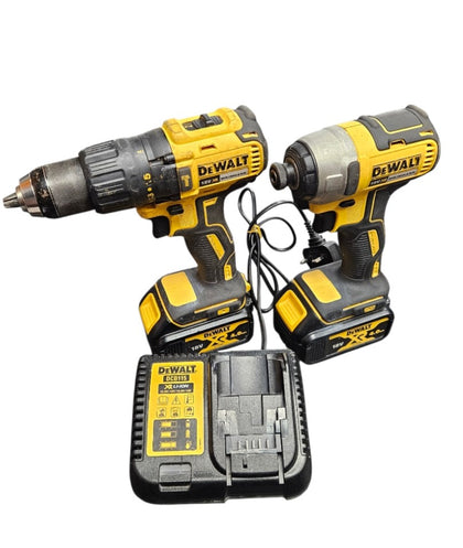 DeWalt Cordless Drill and Driver Set (DCF787 & DCD778) - with Case