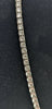 925 Hallmarked Silver, Heavy Baguette Crossover Cross on Cube Embedded Chain, 20", 54.5grams